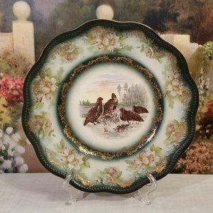 Vintage Kent The S.P. Co. game bird plate 9 2/16"